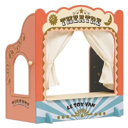 Le Toy Van - TV351 - Puppentheater für Kinder, ab 3 Jahren, Puppentheater aus Holz, Brettspiel, Rollenspiel, Montessori, umweltfreundliches FSC-Holz, 52 x 30 x 55 cm Le Toy Van - TV351 - Puppentheater für Kinder, ab 3 Jahren, Puppentheater aus Holz, Brettspiel, Rollenspiel, Montessori, umweltfreundliches FSC-Holz, 52 x 30 x 55 cm von Le Toy Van