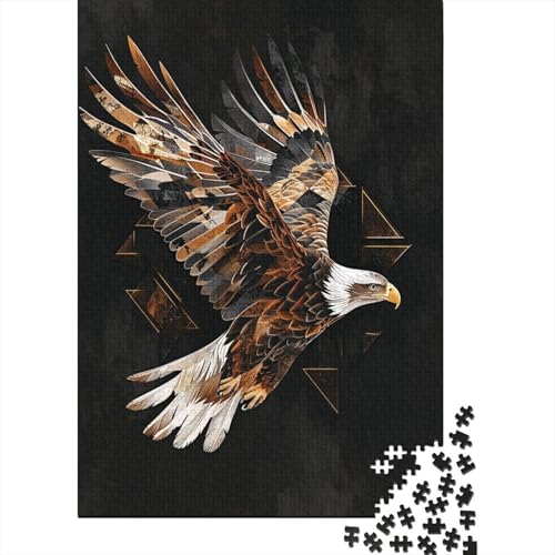 Adler 1000 Stück Puzzles Für Erwachsene Teenager Stress Abbauen Familien-Puzzlespiel 1000-teiliges Puzzle Kinder Lernspiel Spielzeug Geschenk Puzzel 1000pcs (75x50cm) von LeHuaiMa
