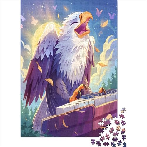 Adler Puzzle 1000 Teile Für Erwachsene Und Kinder Ab 14 Jahren Für Stressabbauer Puzzel 1000pcs (75x50cm) von LeHuaiMa