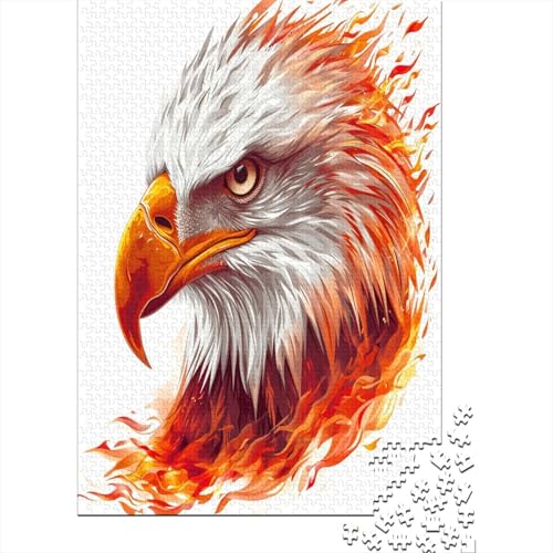 Adler Puzzle 1000 Teile Puzzles Für Erwachsene Lernspiel Herausforderungsspielzeug 1000-teilige Puzzlespiel Für Erwachsene Kinder Puzzel 1000pcs (75x50cm) von LeHuaiMa
