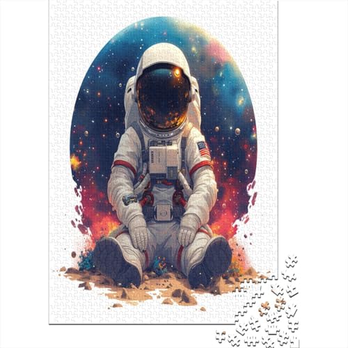 Astronaut Puzzle 1000 Teile Erwachsener Kniffel Spaß Für Die Ganze Familie - Abwechslungsreiche 1000 Puzzleteilige Motive Puzzlespiel Erwachsene, Puzzel 1000pcs (75x50cm) von LeHuaiMa
