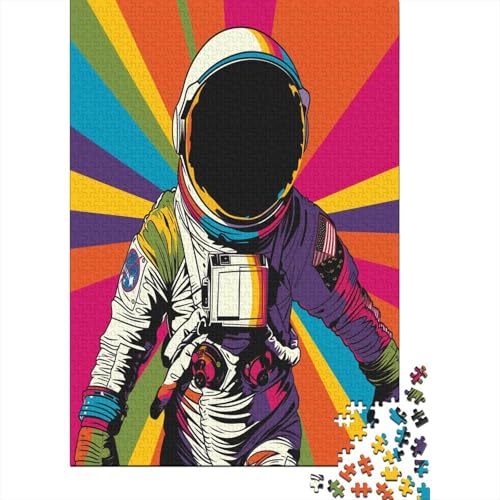 Astronaut Puzzlespiel 1000 Teile Puzzle Für Erwachsene Und Kinder Ab 14 Jahren, Puzzle Erwachsenen Puzzlespi Puzzel 1000pcs (75x50cm) von LeHuaiMa