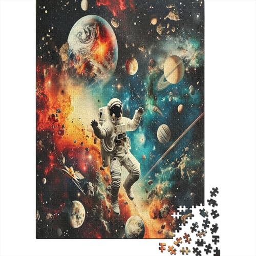 Astronaut Puzzlespiel 1000 Teile Puzzles Für Erwachsene Lernspiel Herausforderung Spielzeug 1000 Teile Puzzles Für Erwachsene Kinder Erwachsenen Puzzlespiel Puzzel 1000pcs (75x50cm) von LeHuaiMa