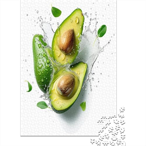Avocado Puzzle 1000 Teile Erwachsene Puzzles Für Erwachsene Klassische Puzzles 1000 Teile Erwachsene Puzzlespiel Schwer Pädagogisches Spielzeug Erwachsene Kinder Puzzel 1000pcs (75x50cm) von LeHuaiMa