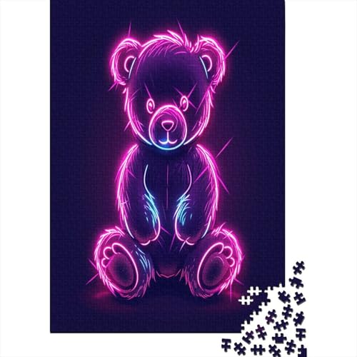 Bär Puzzle 1000 Teile Erwachsener Kniffel Spaß Für Die Ganze Familie - Abwechslungsreiche 1000 Puzzleteilige Motive Puzzlespiel Erwachsene, Puzzel 1000pcs (75x50cm) von LeHuaiMa
