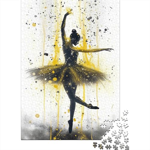 Balletttanz Puzzlespiel 1000 Teile Erwachsene -Puzzle 1000 Stück Spiel Puzzles Für Erwachsene Kinder Puzzle Erwachsenen Puzzlespiel Puzzel 1000pcs (75x50cm) von LeHuaiMa