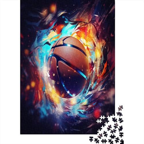 Basketball Puzzle 1000 Teile Für Erwachsene Und Kinder Ab 14 Jahrenfür Stressabbauer Puzzlespiel Erwachsenen Puzzlespiel Puzzel 1000pcs (75x50cm) von LeHuaiMa