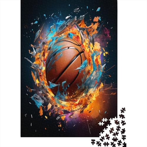 Basketball Puzzlespiel 1000 Teile Jigsaw Puzzle 1000 Puzzle FüR Erwachsene Kinder Senioren Erwachsenen Puzzlespiel Puzzel 1000pcs (75x50cm) von LeHuaiMa