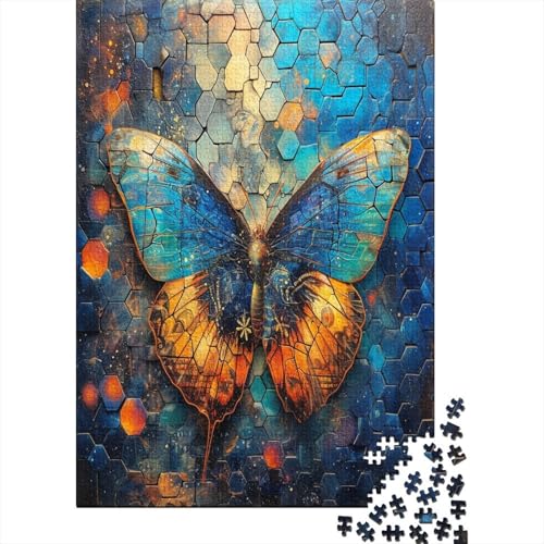 Blue Schmetterling Puzzle 1000 Teile Erwachsener Kniffel Spaß Für Die Ganze Familie - Abwechslungsreiche 1000 Puzzleteilige Motive Puzzlespiel Erwachsene, Puzzel 1000pcs (75x50cm) von LeHuaiMa