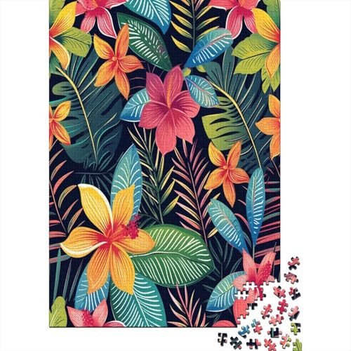 Blume Puzzle 1000 Teile Für Erwachsene Und Kinder Ab 14 Jahren Für Stressabbauer Puzzel 1000pcs (75x50cm) von LeHuaiMa