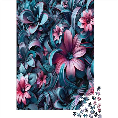 Blume Puzzlespiel 1000 Teile Puzzles Für Erwachsene Lernspiel Herausforderung Spielzeug 1000 Teile Puzzles Für Erwachsene Kinder Erwachsenen Puzzlespiel Puzzel 1000pcs (75x50cm) von LeHuaiMa