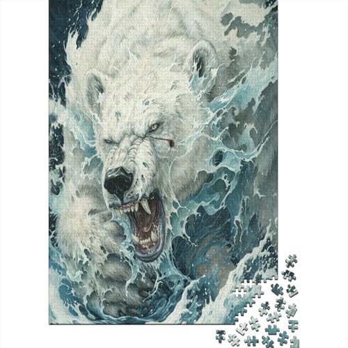 Brown Bär Puzzle 1000 Teile Puzzles Für Erwachsene Lernspiel Herausforderungsspielzeug 1000-teilige Puzzlespiel Für Erwachsene Kinder Puzzel 1000pcs (75x50cm) von LeHuaiMa