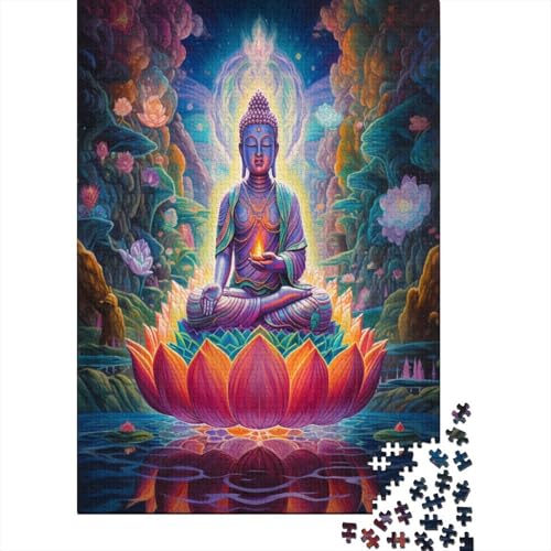 Buddha Statue Puzzle 1000 Teile Erwachsener Kniffel Spaß Für Die Ganze Familie - Abwechslungsreiche 1000 Puzzleteilige Motive Puzzlespiel Erwachsene, Puzzel 1000pcs (75x50cm) von LeHuaiMa