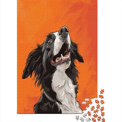 Cute Hund Puzzle 1000 Teile Erwachsener Kniffel Spaß Für Die Ganze Familie - Abwechslungsreiche 1000 Puzzleteilige Motive Puzzlespiel Erwachsene, Puzzel 1000pcs (75x50cm) von LeHuaiMa