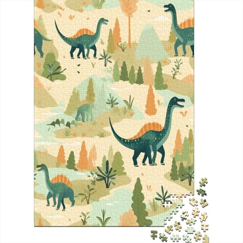 Dinosaurier Puzzlespiel 1000 Teile Erwachsene -Puzzle 1000 Stück Spiel Puzzles Für Erwachsene Kinder Puzzle Erwachsenen Puzzlespiel Puzzel 1000pcs (75x50cm) von LeHuaiMa