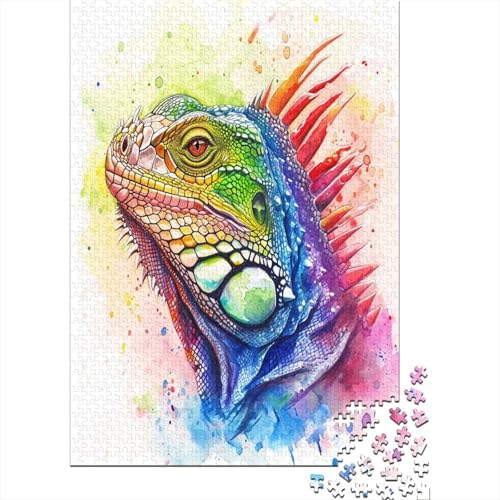 Echse Puzzle 1000 Teile Puzzle Für Erwachsene Und Kinder Ab 14 Jahren Puzzel 1000pcs (75x50cm) von LeHuaiMa