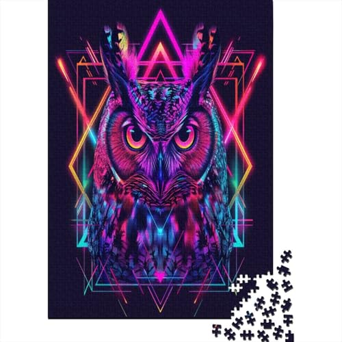 Eule Puzzle 1000 Teile Erwachsener Kniffel Spaß Für Die Ganze Familie - Abwechslungsreiche 1000 Puzzleteilige Motive Puzzlespiel Erwachsene, Puzzel 1000pcs (75x50cm) von LeHuaiMa