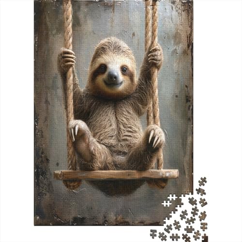 Faultier Puzzle 1000 Teile Erwachsener Kniffel Spaß Für Die Ganze Familie - Abwechslungsreiche 1000 Puzzleteilige Motive Puzzlespiel Erwachsene, Puzzel 1000pcs (75x50cm) von LeHuaiMa