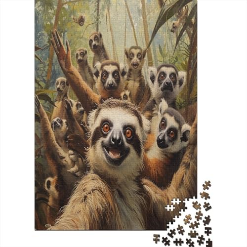 Faultier Puzzle 1000 Teile Puzzles Für Erwachsene Lernspiel Herausforderungsspielzeug 1000-teilige Puzzlespiel Für Erwachsene Kinder Puzzel 1000pcs (75x50cm) von LeHuaiMa