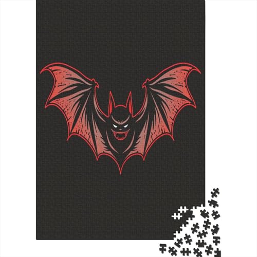 Fledermauss Puzzle 1000 Teile Puzzle Für Erwachsene Und Kinder Ab 14 Jahren Puzzel 1000pcs (75x50cm) von LeHuaiMa