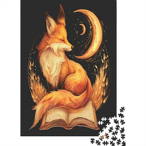 Fuchs 1000 Stück Puzzles Für Erwachsene Teenager Stress Abbauen Familien-Puzzlespiel 1000-teiliges Puzzle Kinder Lernspiel Spielzeug Geschenk Puzzel 1000pcs (75x50cm) von LeHuaiMa