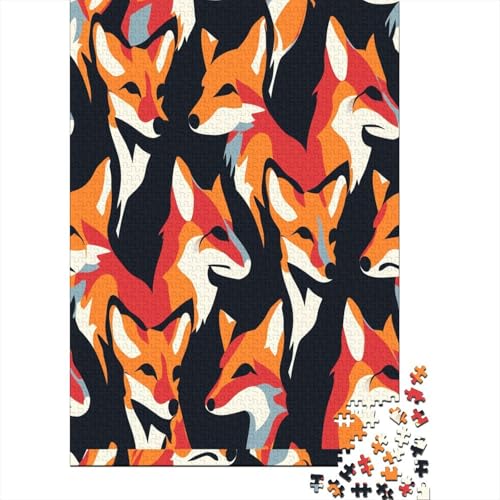 Fuchs 1000 Teile Puzzle Für Erwachsene, Hochwertige Recycelbare MateriAußerirdische Und Druck Puzzlespiel, Familienspiel, Geschenk Für Liebhaber Oder Freunde Puzzel 1000pcs (75x50cm) von LeHuaiMa