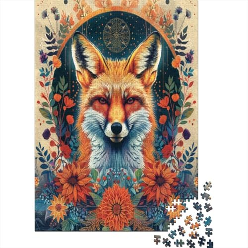 Fuchs Puzzle 1000 Teile Erwachsener Kniffel Spaß Für Die Ganze Familie - Abwechslungsreiche 1000 Puzzleteilige Motive Puzzlespiel Erwachsene, Puzzel 1000pcs (75x50cm) von LeHuaiMa