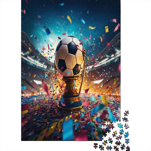 Fußball Puzzle 1000 Teile Erwachsener Kniffel Spaß Für Die Ganze Familie - Abwechslungsreiche 1000 Puzzleteilige Motive Puzzle Erwachsene, Puzzel 1000pcs (75x50cm) von LeHuaiMa