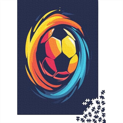 Fußball Puzzle 1000 Teile Erwachsener Kniffel Spaß Für Die Ganze Familie - Abwechslungsreiche 1000 Puzzleteilige Motive Puzzlespiel Erwachsene, Puzzel 1000pcs (75x50cm) von LeHuaiMa