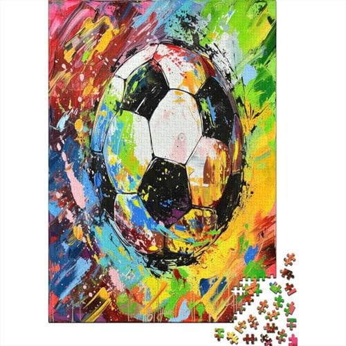 Fußball Puzzle 1000 Teile Erwachsener Kniffel Spaß Für Die Ganze Familie - Abwechslungsreiche 1000 Puzzleteilige Motive Puzzlespiel Erwachsene, Puzzel 1000pcs (75x50cm) von LeHuaiMa