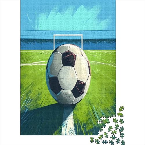 Fußball Puzzle 1000 Teile Erwachsener Kniffel Spaß Für Die Ganze Familie - Abwechslungsreiche 1000 Puzzleteilige Motive Puzzlespiel Erwachsene, Puzzel 1000pcs (75x50cm) von LeHuaiMa