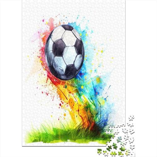 Fußball Puzzle 1000 Teile Erwachsener Kniffel Spaß Für Die Ganze Familie - Abwechslungsreiche 1000 Puzzleteilige Motive Puzzlespiel Erwachsene, Puzzel 1000pcs (75x50cm) von LeHuaiMa