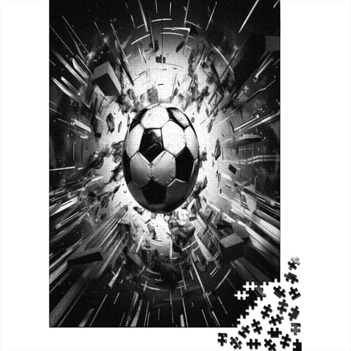 Fußball Puzzle 1000 Teile Für Erwachsene Und Kinder Ab 14 Jahren Für Stressabbauer Puzzel 1000pcs (75x50cm) von LeHuaiMa