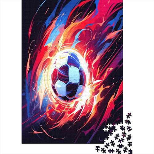 Fußball Puzzle 1000 Teile Puzzle Für Erwachsene Und Kinder Ab 14 Jahren Puzzel 1000pcs (75x50cm) von LeHuaiMa