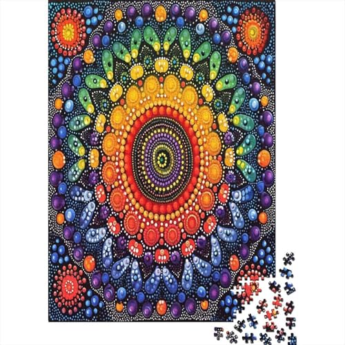 Geometrische Muster Puzzlespiel 1000 Teile Erwachsene -Puzzle 1000 Stück Spiel Puzzles Für Erwachsene Kinder Puzzle Erwachsenen Puzzlespiel Puzzel 1000pcs (75x50cm) von LeHuaiMa