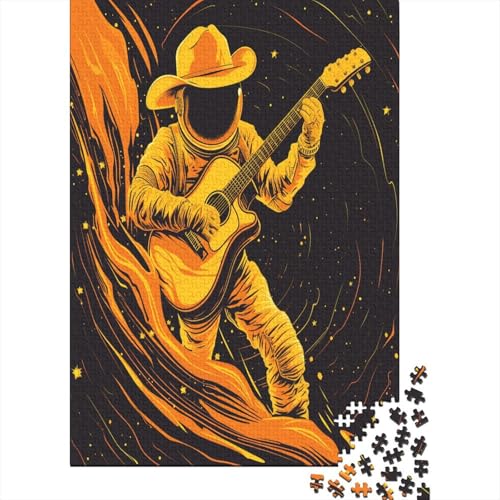 Gitarre 1000 Teile Puzzle Für Erwachsene, Hochwertige Recycelbare MateriAußerirdische Und Druck Puzzlespiel, Familienspiel, Geschenk Für Liebhaber Oder Freunde Puzzel 1000pcs (75x50cm) von LeHuaiMa