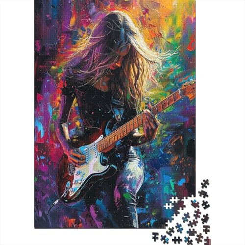 Gitarre Puzzle 1000 Teile Erwachsener Kniffel Spaß Für Die Ganze Familie - Abwechslungsreiche 1000 Puzzleteilige Motive Puzzle Erwachsene, Puzzel 1000pcs (75x50cm) von LeHuaiMa