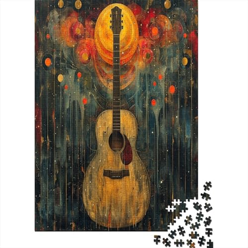 Gitarre Puzzle 1000 Teile Puzzle Für Erwachsene Und Kinder Ab 14 Jahren Puzzel 1000pcs (75x50cm) von LeHuaiMa