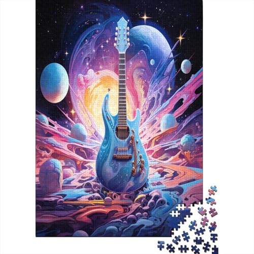 Gitarres 1000 Teile Puzzle, Puzzles Für Erwachsene, 1000 Teile Puzzlespiel Für Jugendliche & Erwachsene Puzzlespiel Puzzel 1000pcs (75x50cm) von LeHuaiMa