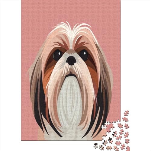 Hund Puzzle 1000 Teile Puzzle Für Erwachsene Und Kinder Ab 14 Jahren,Puzzlespiel Erwachsenen Puzzlespiel Puzzel 1000pcs (75x50cm) von LeHuaiMa