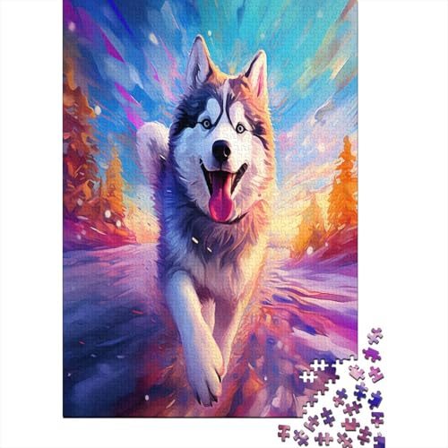 Husky Puzzle 1000 Teile Erwachsener Kniffel Spaß Für Die Ganze Familie - Abwechslungsreiche 1000 Puzzleteilige Motive Puzzlespiel Erwachsene, Puzzel 1000pcs (75x50cm) von LeHuaiMa