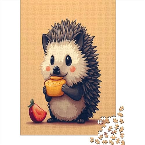 Igel Puzzle 1000 Teile Erwachsene, Puzzlespiel Jigsaw Puzzles Erwachsenen Puzzlespiel Puzzel 1000pcs (75x50cm) von LeHuaiMa
