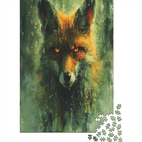 Jungle Fuchs Puzzle 1000 Teile Erwachsener Kniffel Spaß Für Die Ganze Familie - Abwechslungsreiche 1000 Puzzleteilige Motive Puzzle Erwachsene, Puzzel 1000pcs (75x50cm) von LeHuaiMa