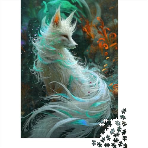 Jungle Fuchs Puzzle 1000 Teile Erwachsener Kniffel Spaß Für Die Ganze Familie - Abwechslungsreiche 1000 Puzzleteilige Motive Puzzlespiel Erwachsene, Puzzel 1000pcs (75x50cm) von LeHuaiMa