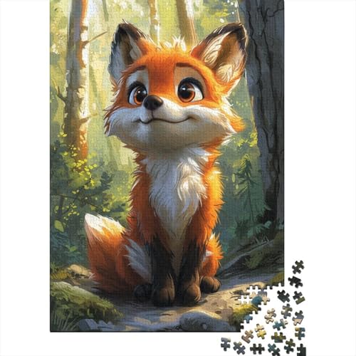 Jungle Fuchs Puzzle 1000 Teile Puzzle Für Erwachsene Und Kinder Ab 14 Jahren Puzzel 1000pcs (75x50cm) von LeHuaiMa