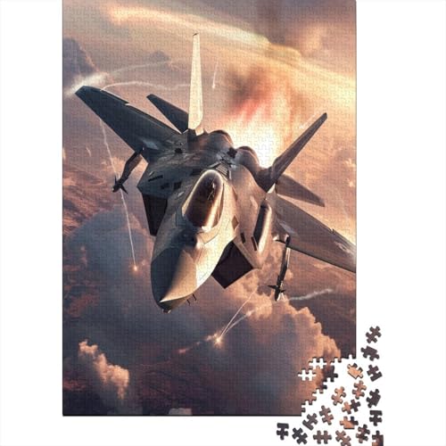 Kämpfer Luftfahrzeuge 1000 Stück Puzzles Für Erwachsene Teenager Stress Abbauen Familien-Puzzlespiel 1000-teiliges Puzzle Kinder Lernspiel Spielzeug Geschenk Puzzel 1000pcs (75x50cm) von LeHuaiMa