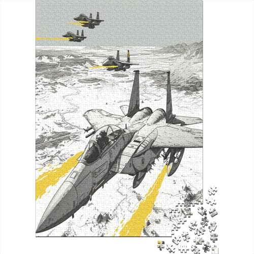 Kämpfer Luftfahrzeuge Puzzlespiel 1000 Teile Erwachsene -Puzzle 1000 Stück Spiel Puzzles Für Erwachsene Kinder Puzzle Erwachsenen Puzzlespiel Puzzel 1000pcs (75x50cm) von LeHuaiMa
