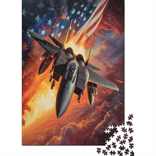 Kämpfer Luftfahrzeuge Puzzlespiel 1000 Teile Erwachsene -Puzzle 1000 Stück Spiel Puzzles Für Erwachsene Kinder Puzzle Erwachsenen Puzzlespiel Puzzel 1000pcs (75x50cm) von LeHuaiMa