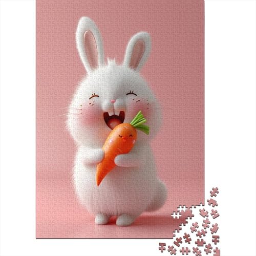 Kaninchen Puzzle 1000 Teile Puzzle Für Erwachsene Und Kinder Ab 14 Jahren Puzzel 1000pcs (75x50cm) von LeHuaiMa
