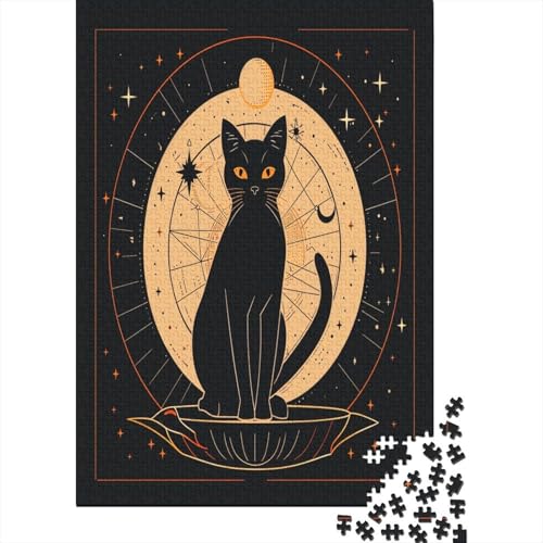 Kat Puzzle 1000 Teile Erwachsener Kniffel Spaß Für Die Ganze Familie - Abwechslungsreiche 1000 Puzzleteilige Motive Puzzle Erwachsene, Puzzel 1000pcs (75x50cm) von LeHuaiMa